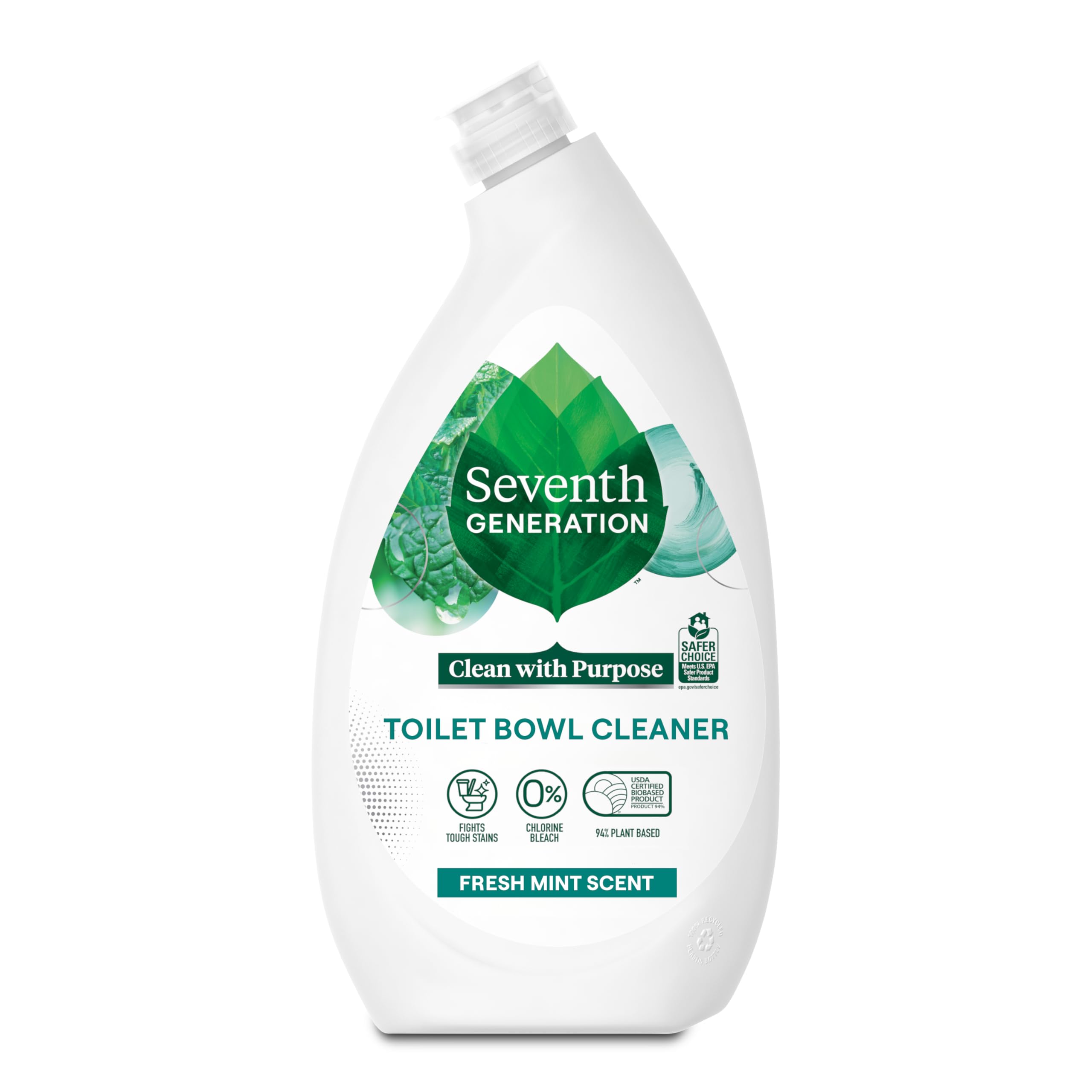 You　E⑧ Seventh Generation Toilet Bowl Cleaner, Fresh Mint Scent